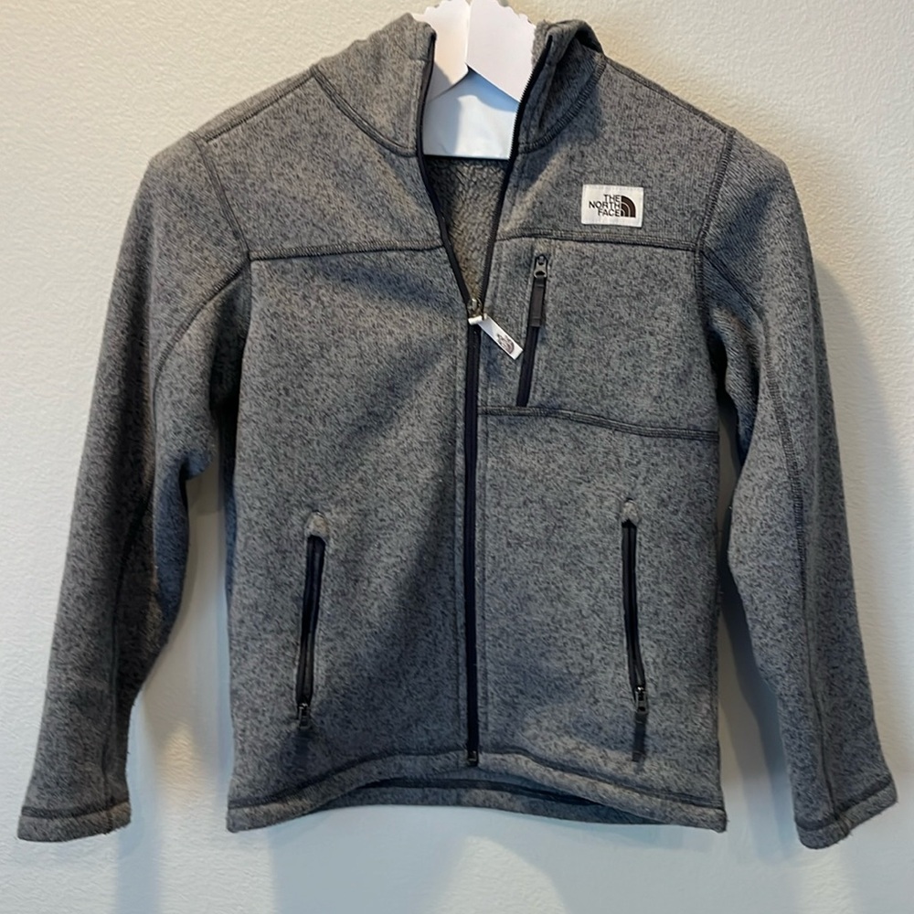 Boys zip North Face fleece